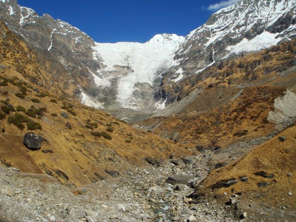 view of kafni glacier trek