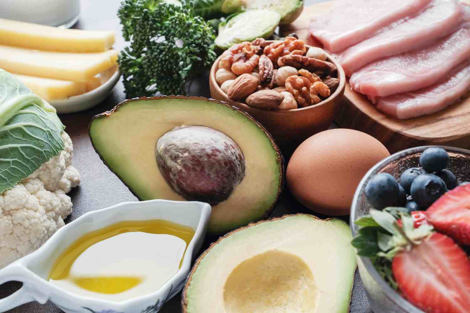 ketogenic-diet-low-carb-high-fat-healthy-food