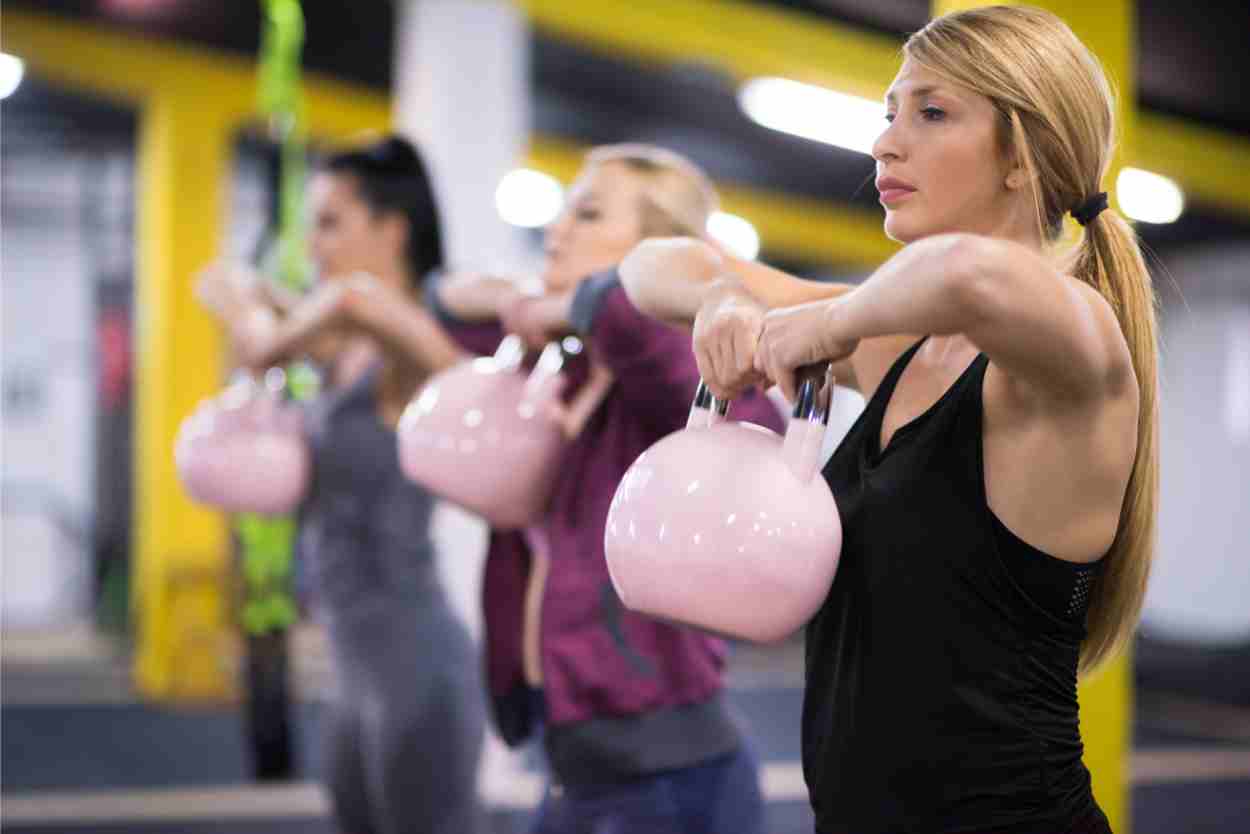 kettlebells