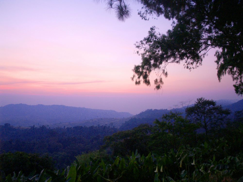 sunset view from top of kho kho talab