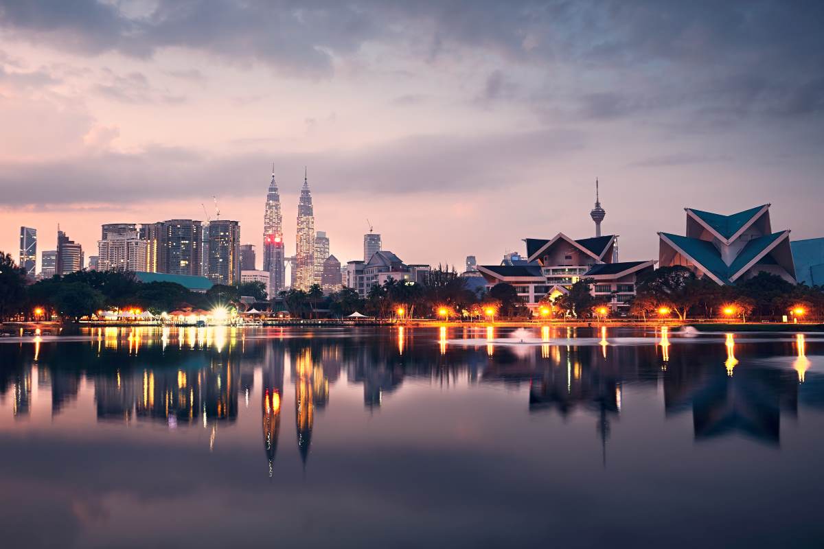 kuala lumpur at sunrise