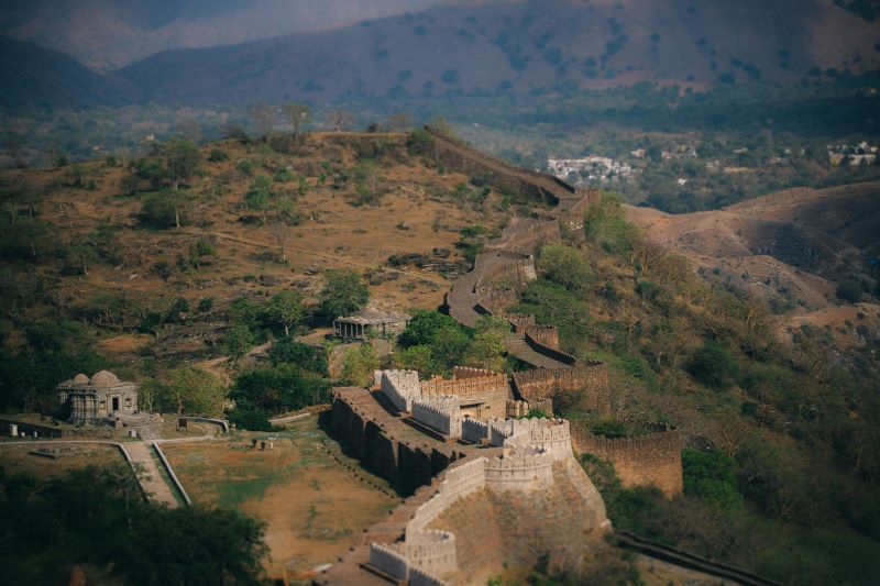 view of kumbhalgrh fort