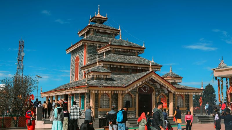 view of temple in kunjapuri