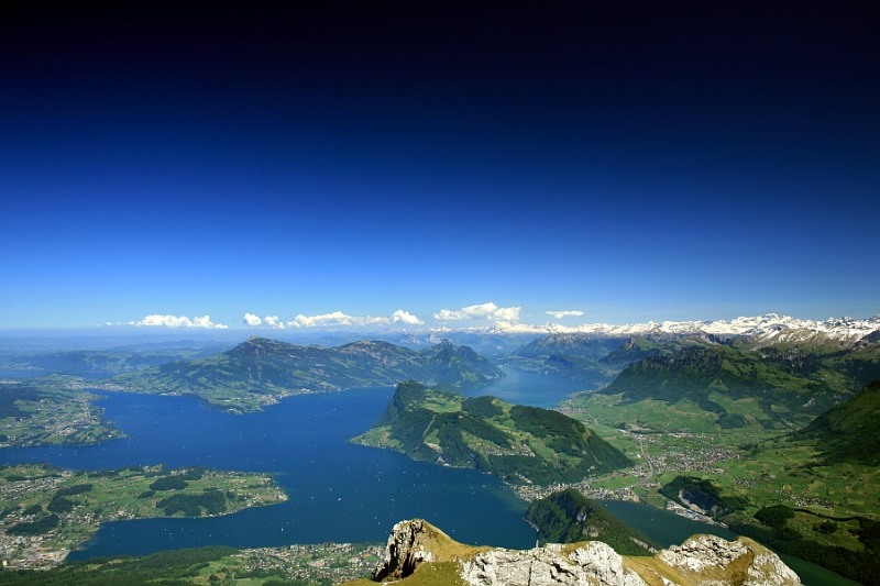 lake lucerne central switzerland