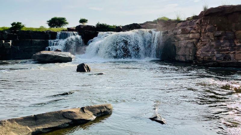 view of mahadev waterfall