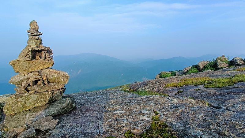 view from top of mahendragiri hills