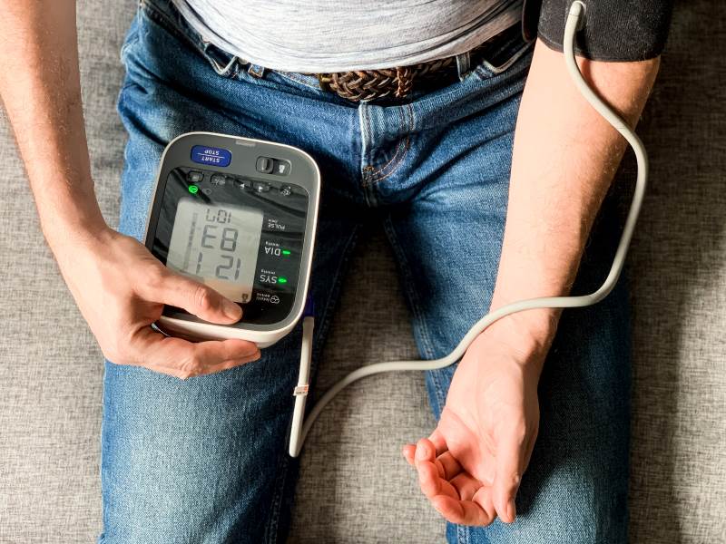 man-checking-blood-pressure-at-home