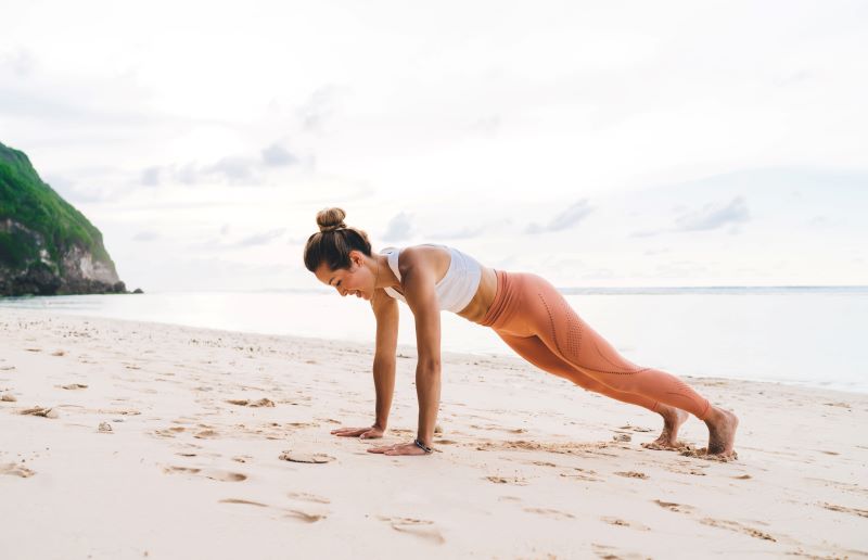 Modified Chaturanga Dandasana