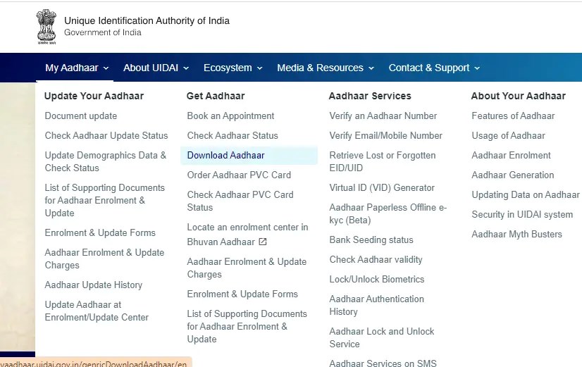 navigate-and-find-download-aadhaar