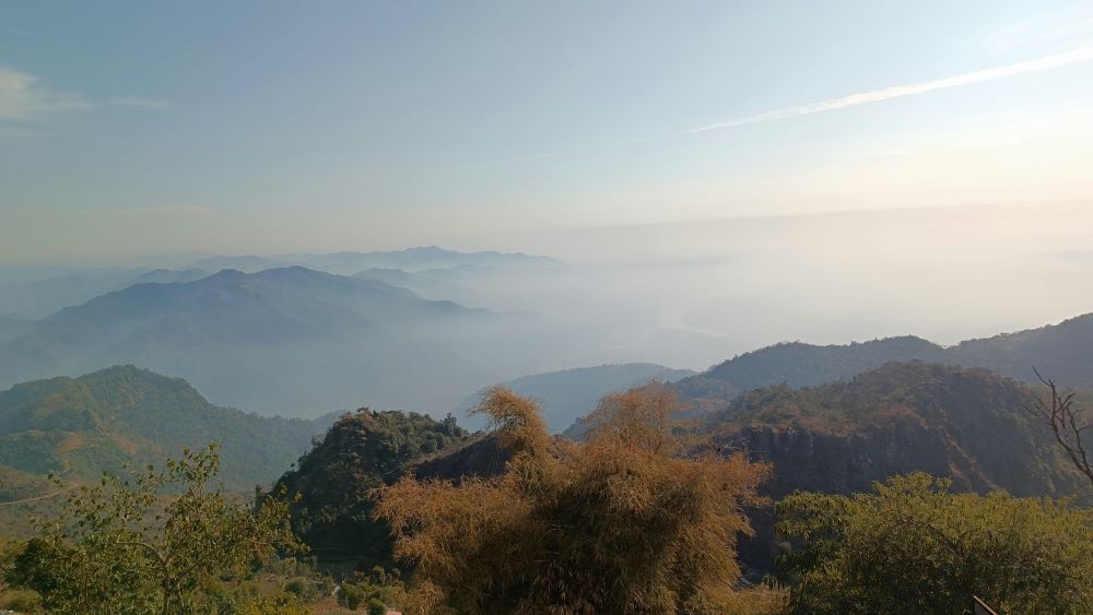 view from neelkanth hill