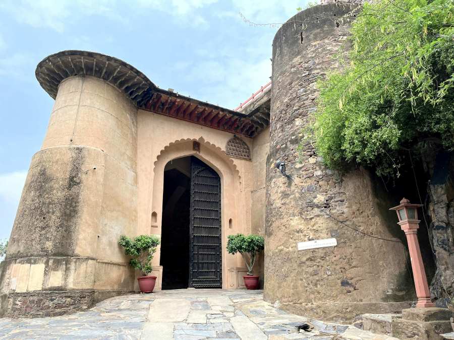 view of neemrana fort