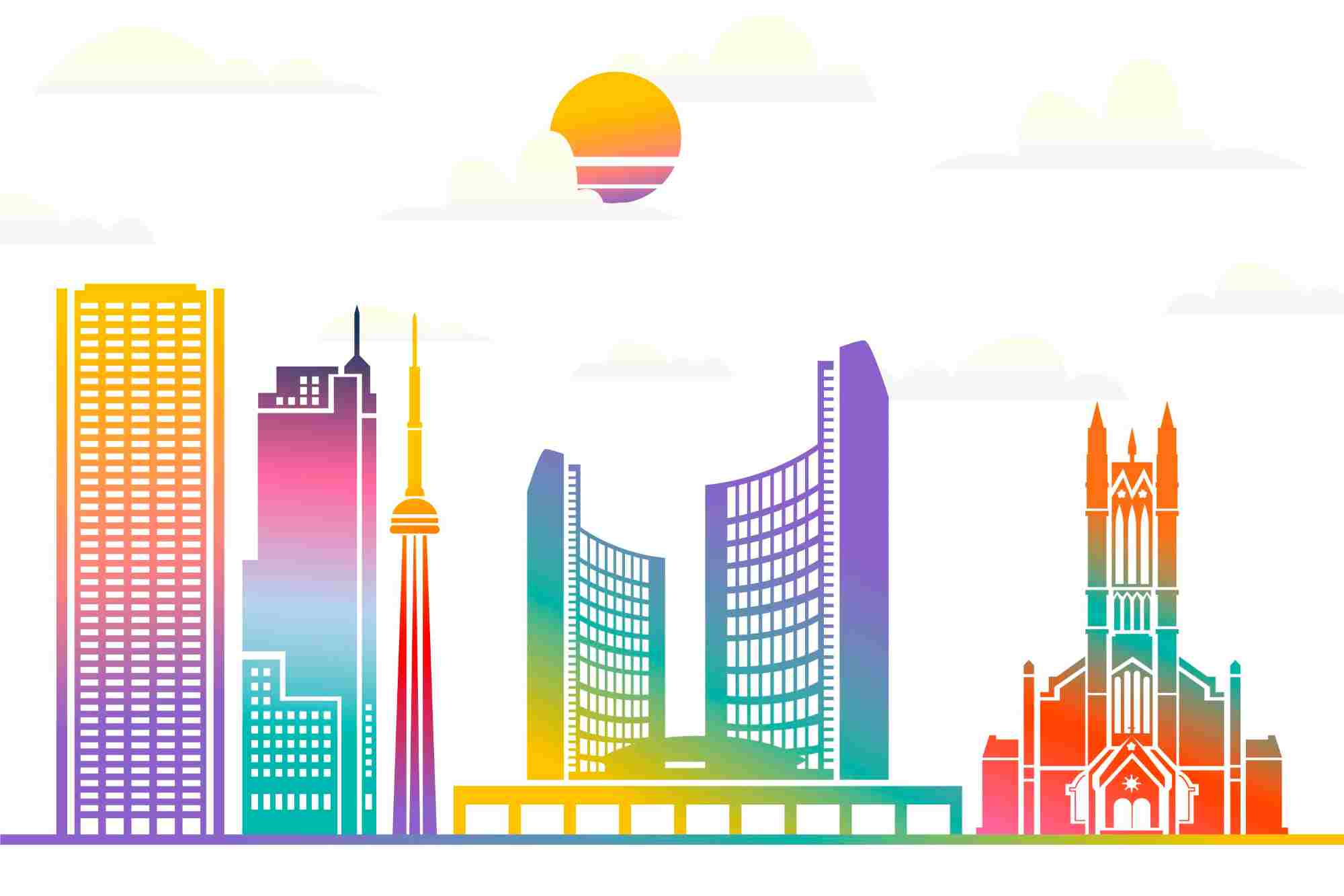 noida city vector art