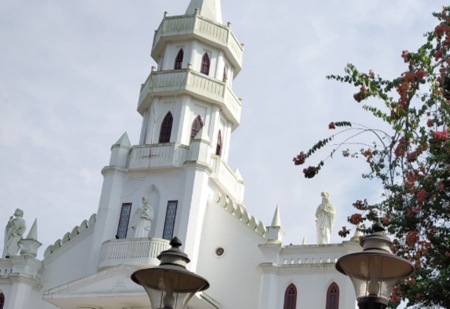 our lady of mount carmel in kanyakumari