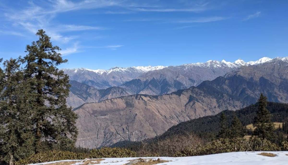 view of hills in phulara ridge