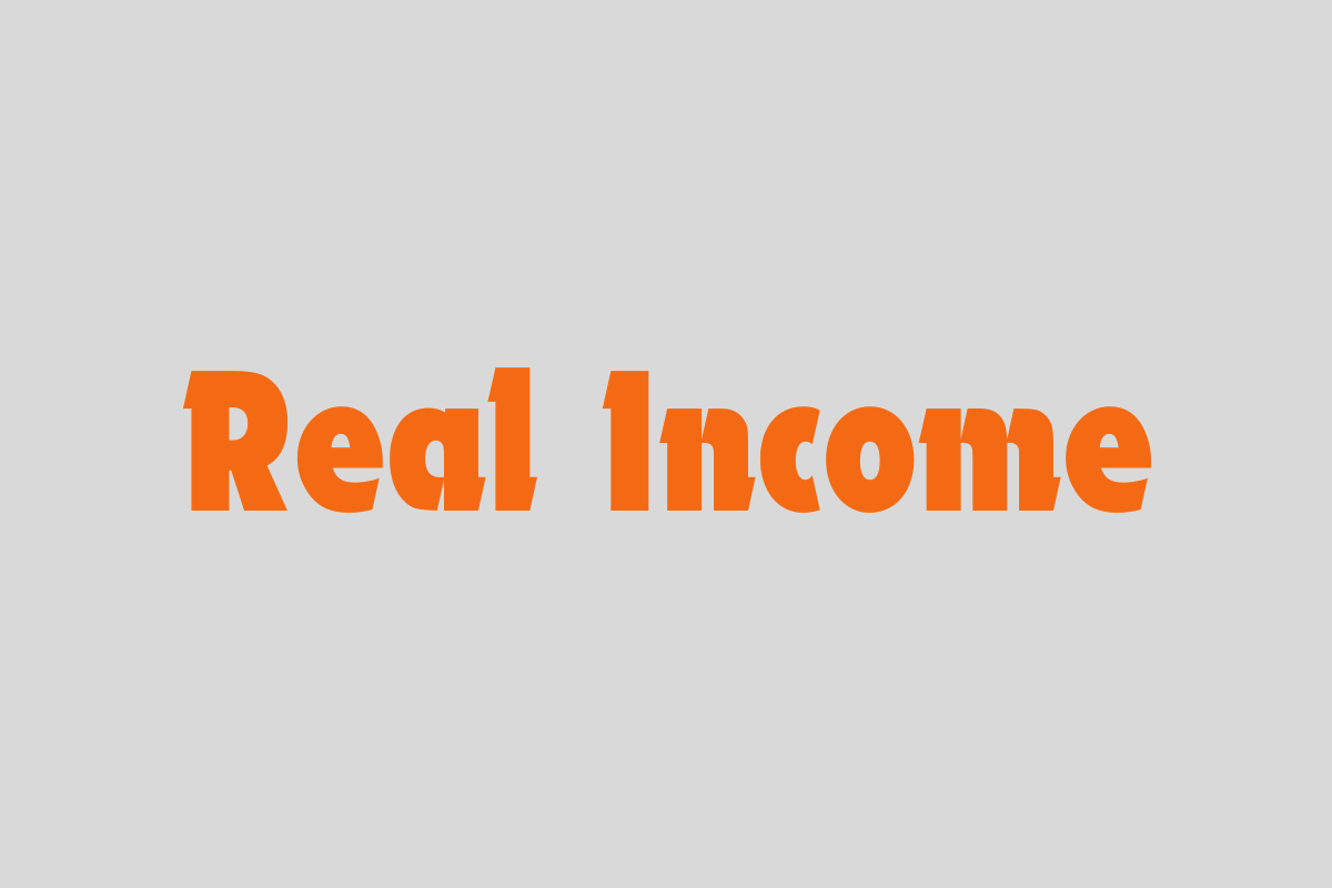 real income meaning post