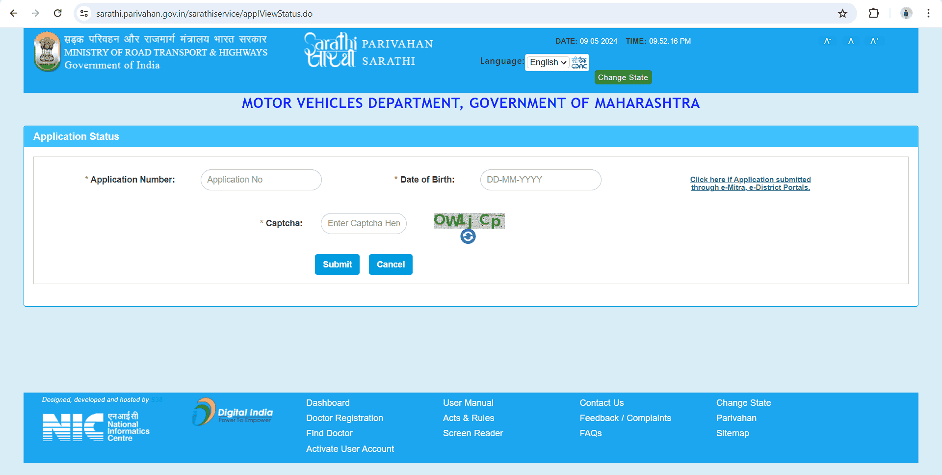 Renewal Status