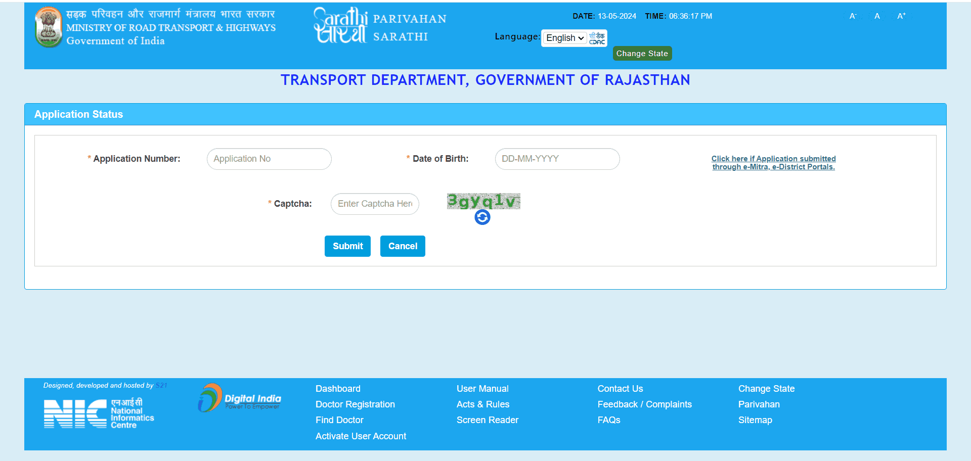 Renewal Status