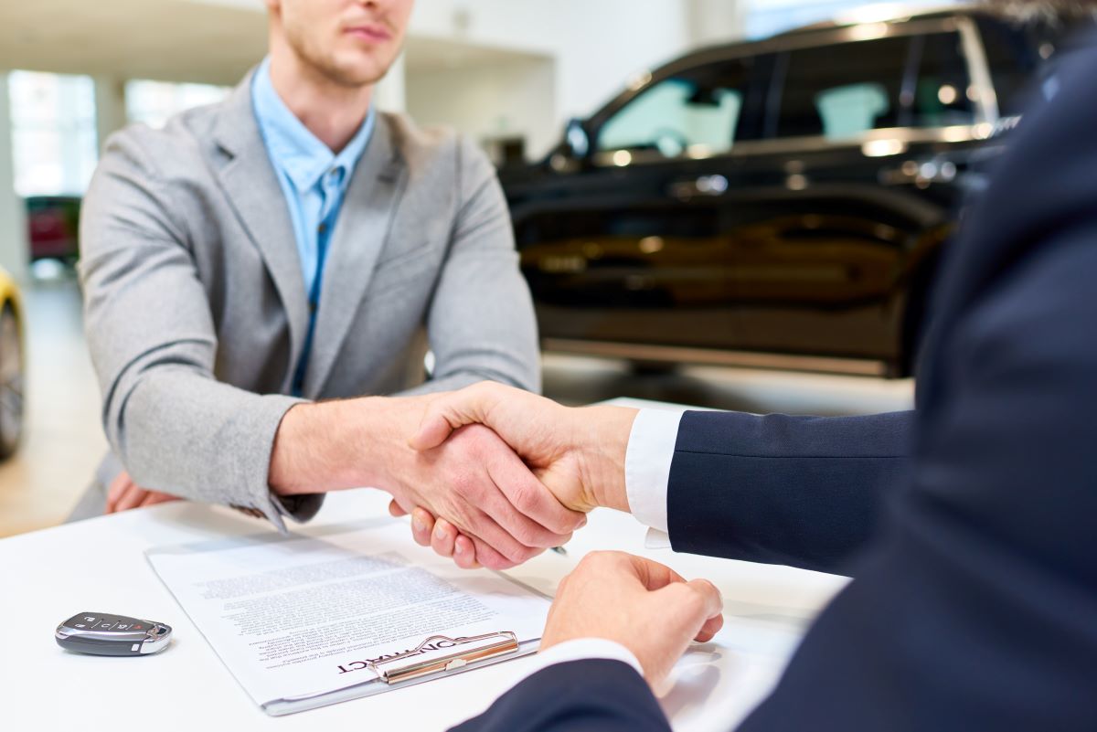 handshaking on an agreement