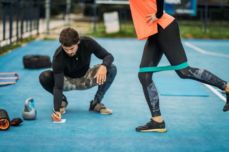 Resistance Band Lateral Walks