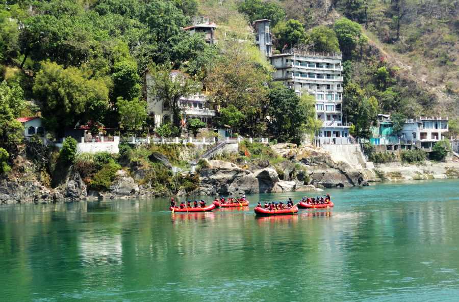 view of rishikesh the yoga capital of the world