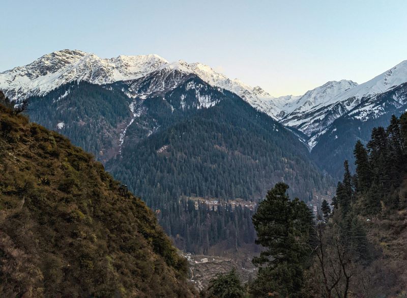 view of kheerganga valley