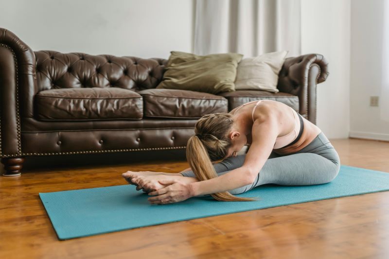 Paschimottanasana or Seated Forward Bend