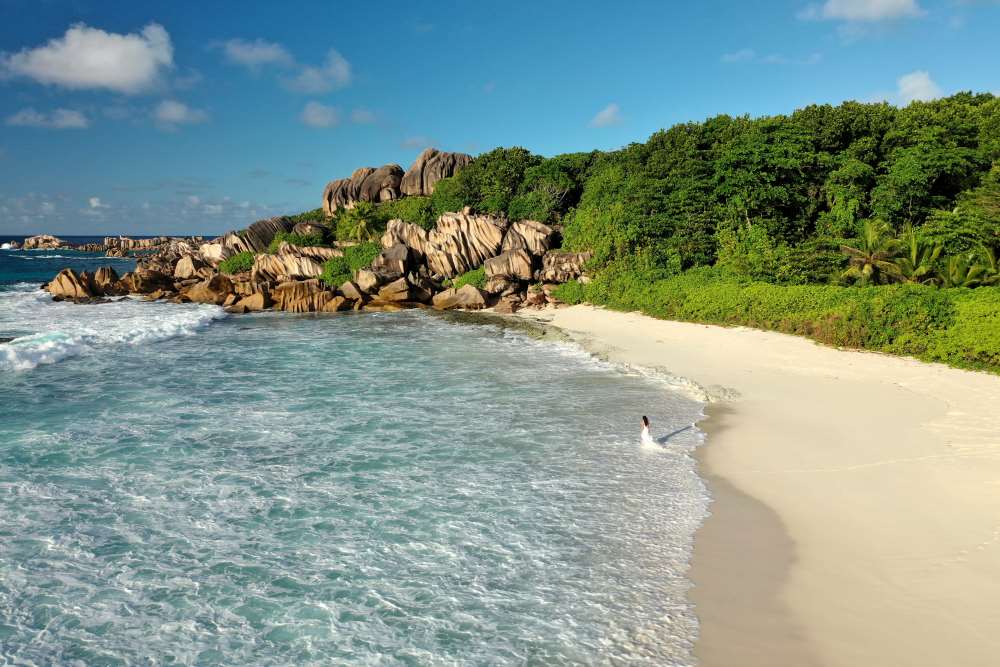 landscape in seychelles