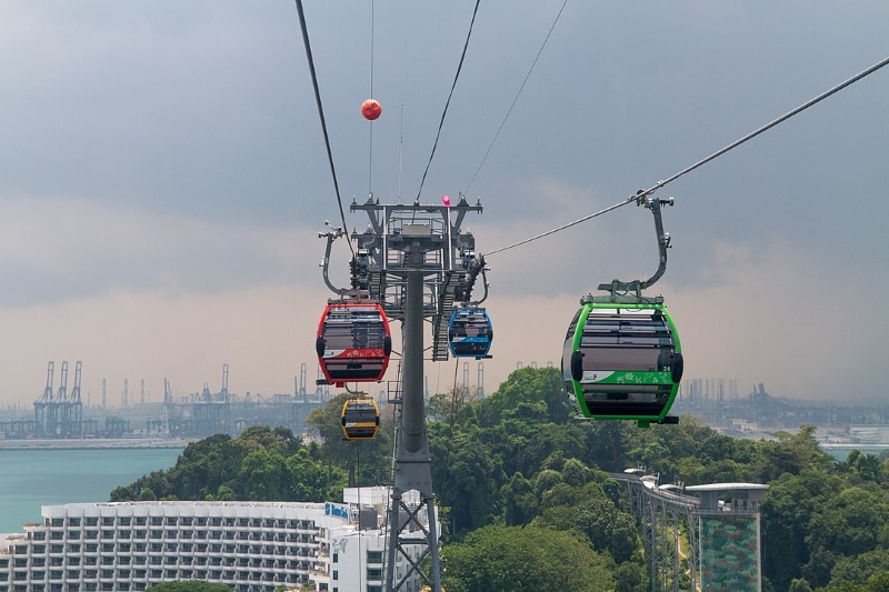 singapore cable car harbour front