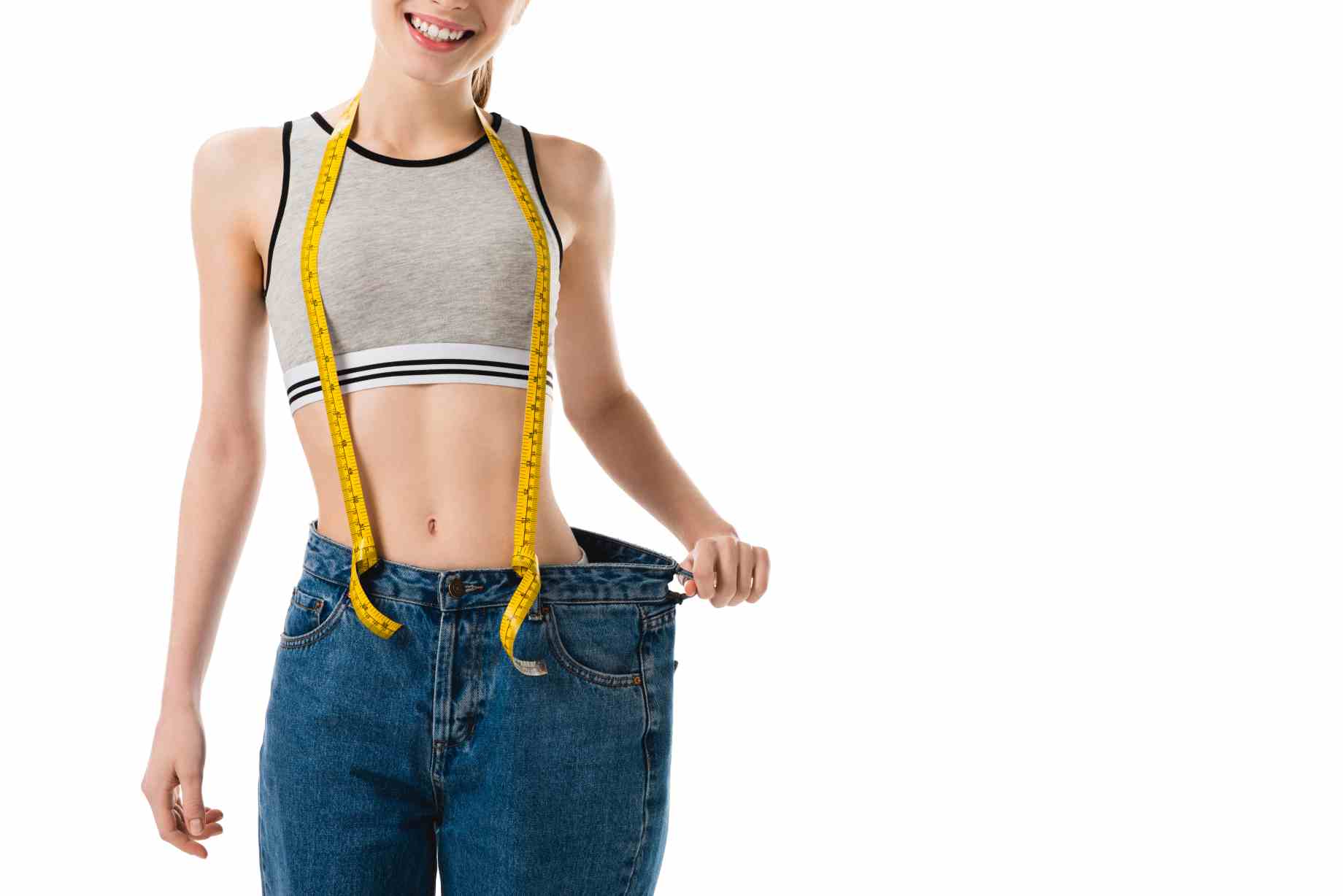 smiling-slim-woman-with-measuring-tape