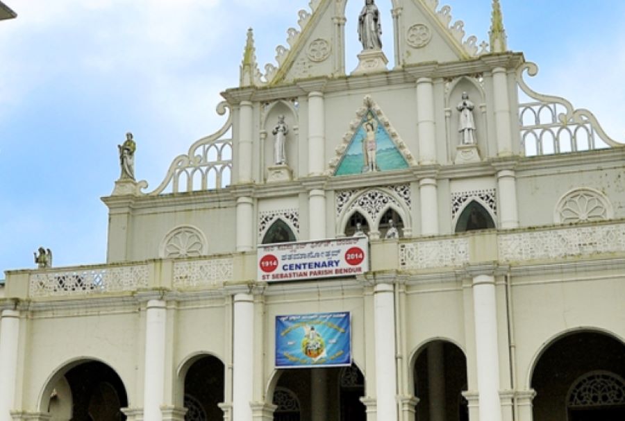 st sebastian church in mangalore