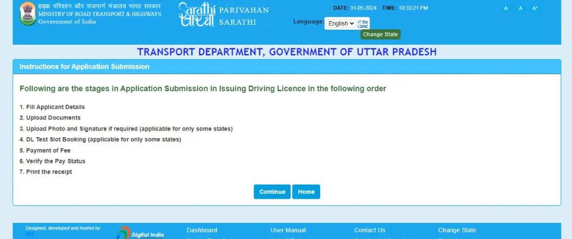 apply for driving licence