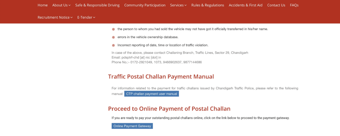 Pay Traffic Fine