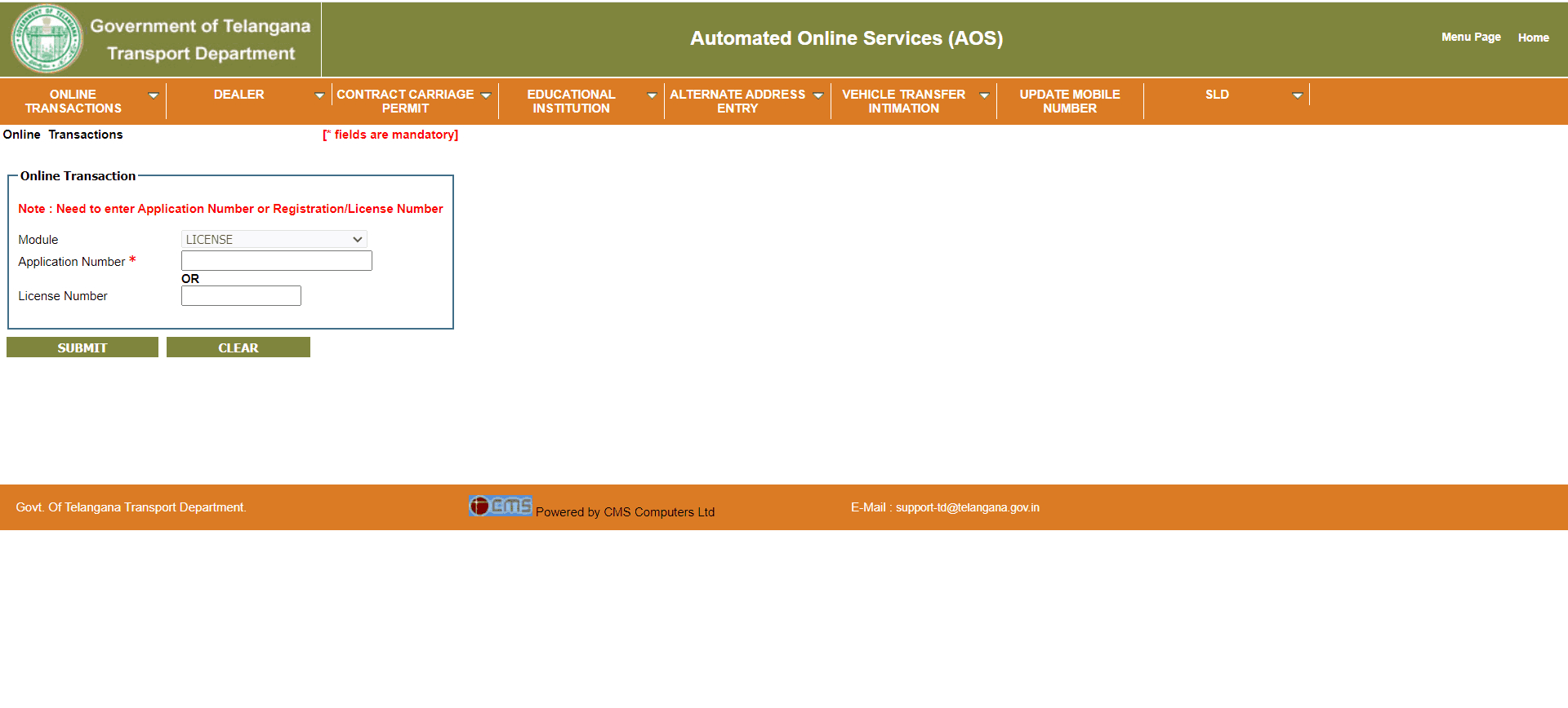 Check Renewal Status