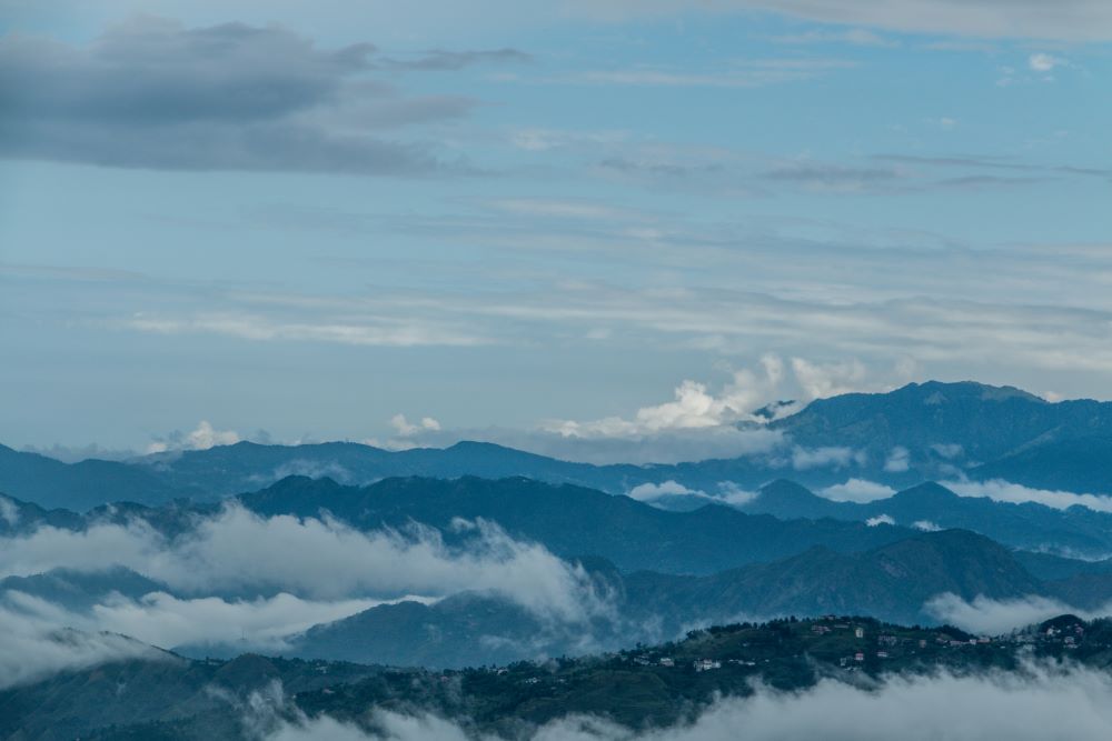 cloudy view of summer hill