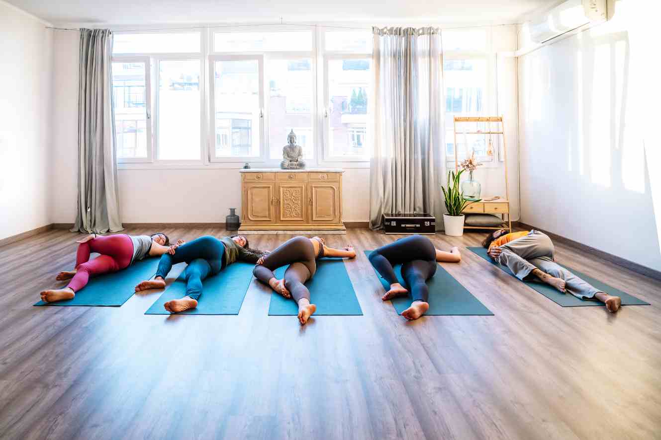 Supta Matsyendrasana or Two-Knee Spinal Twist Pose