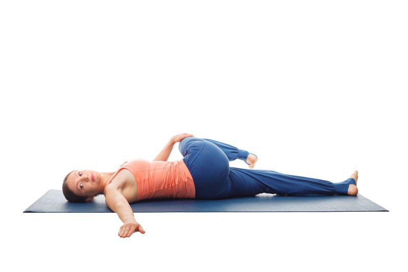 Supta Parivrtta Garudasana (Reclining Eagle Spinal Twist)