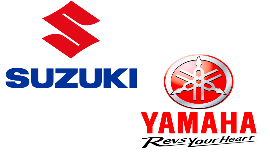 logo of yamaha and suzuki