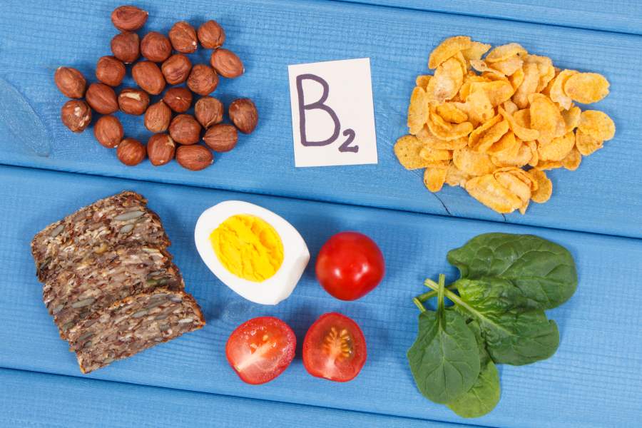 signs and symptoms of vitamin b2 deficiency