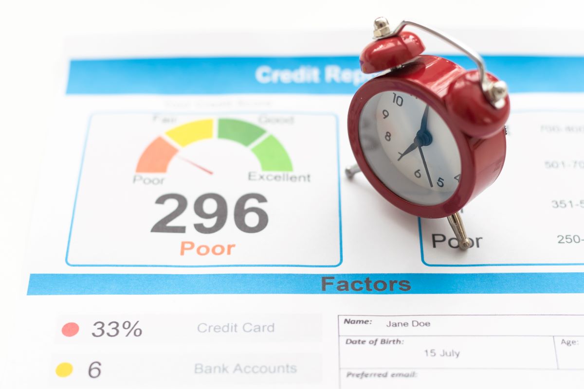 check your credit score on time