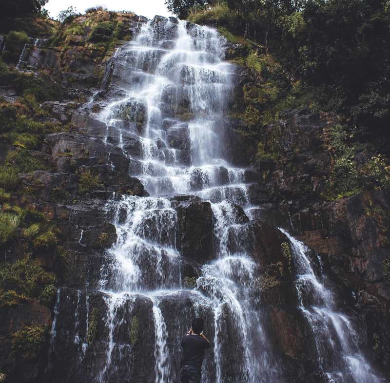 view of tyrshi water falls