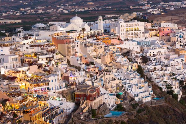 cityscape of fira