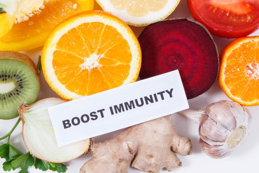 four vitamins to take for improving immune system of the body