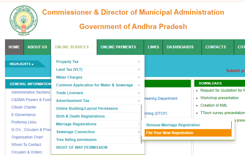 download-marriage-certificate-andra-pradesh-portal-guide-step-2