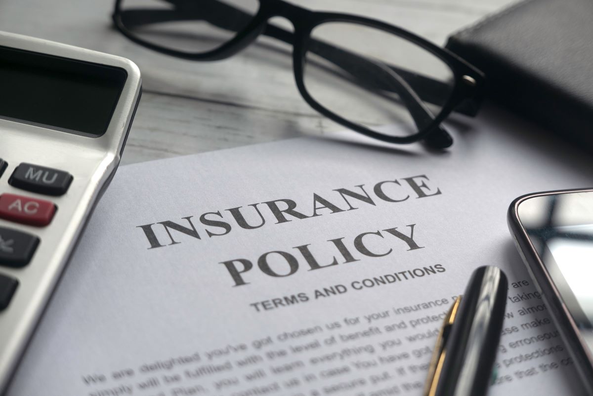 insurance policy with terms and conditions