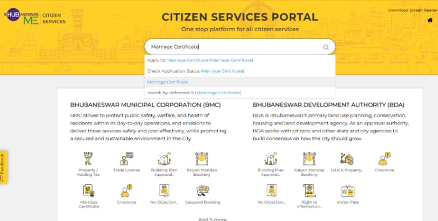 how to get a duplicate marriage certificate in odisha through portal