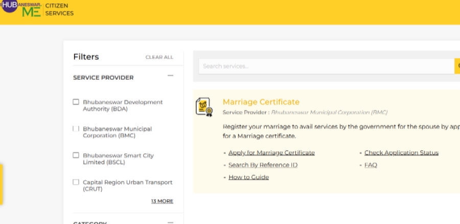 how to download muslim marriage certificate in odisha through portal